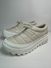 Columbia Women  s Size 7 Snowtrot Unwind Dark Stone/ Sea Salt DMG BOX 