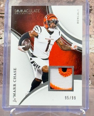 2025 Immaculate Collection Ja Marr Chase #77 Patch Jersey Memorabilia /99