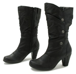 bare traps mid calf boots