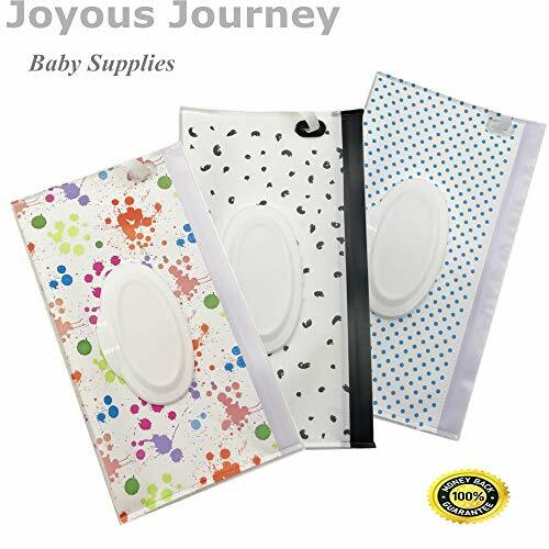 2 pack Great for Travel Eco Friendly Wipe Pouches Reusable Wet Wipe Pouch Dispenser,Keeps Wipes Moist,for Baby or Personal Wipes