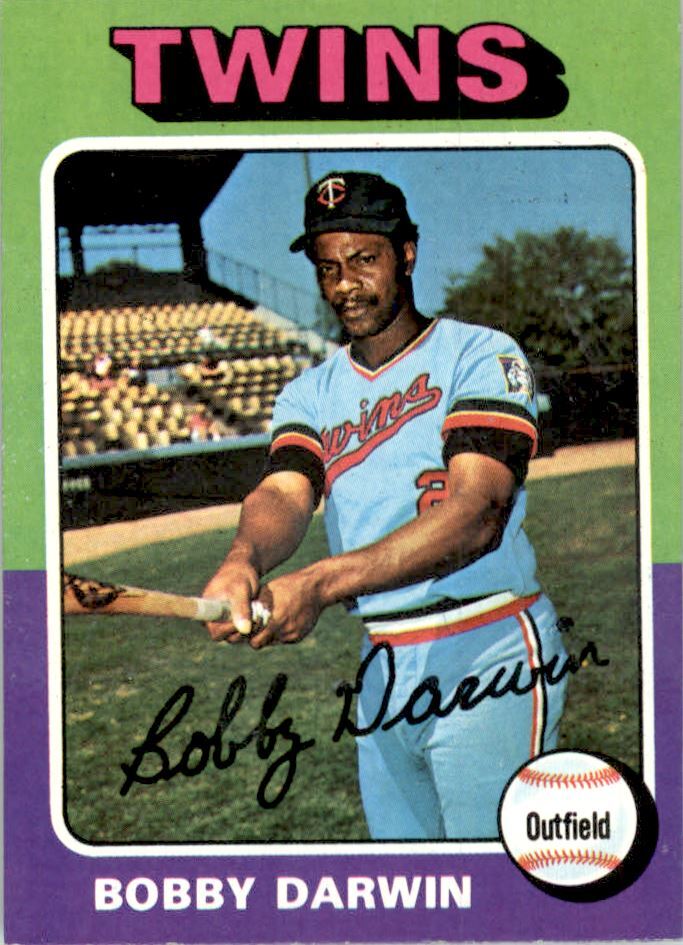1975 Topps Mini #346 Bobby Darwin - NM