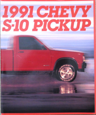 1991 Chevrolet S-10 Pickups USA Prospekt Brochure, 28 Seiten