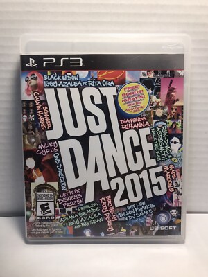 Just Dance 2015 (Sony PlayStation 3, 2014) PS3 - Includes Manual - Region Free