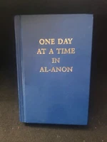 One Day At a Time in Al-Anon Alcohol Recovery AA Blue Hardcover 2000 Pocket