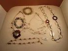 Vintage Mixed Lot of 6 Necklaces Beaded Bracelets Costume Jewelry