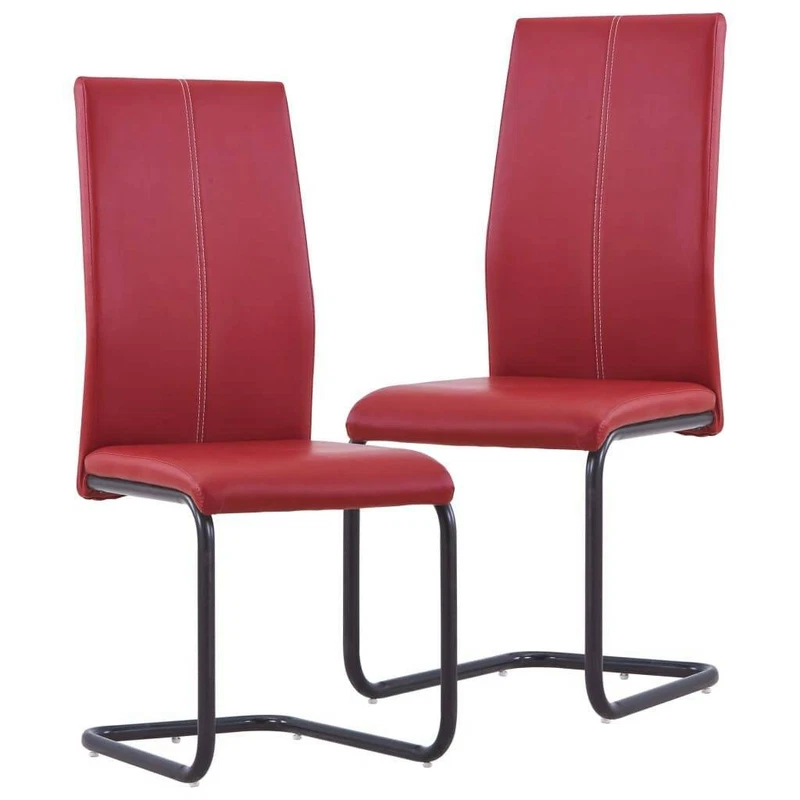 Cantilever Dining Chairs 2 Pcs Red Faux Leather Gumtree Australia Perth City Area 1295528316 Dining Chairs Gumtree Australia Perth, Red Leather Dining Chairs Australia