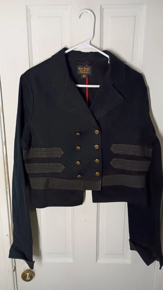 Polo Ralph Lauren Woman 1967 Vintage Button Up Military Band Style Jacket XL 1d - Image 2 of 4