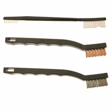 (3 PACK) KleenBore Gun Brushes, choice Nylon, Bronze, or Stainless