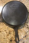 Vintage Marked #6 WAGNER WARE Sidney Cast Iron 10.5" SKILLET FRY PAN 1056 M