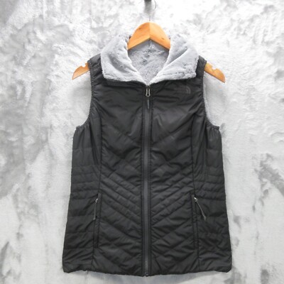 The North Face Vest Women Small Gray Mossbud Insulated