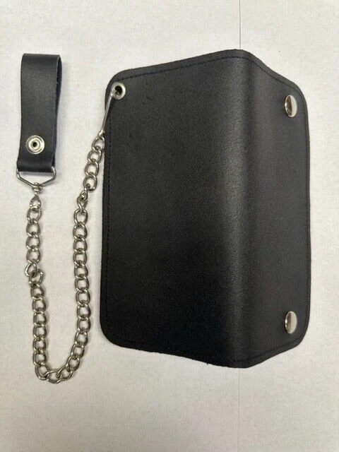 Carteira corrente de couro - Imagem 3 de 4