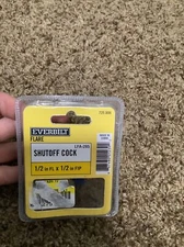 Everbilt LFA-285 1/2" Flare x 1/2" FIP Brass Adapter Fitting Ball Valve LeadFree