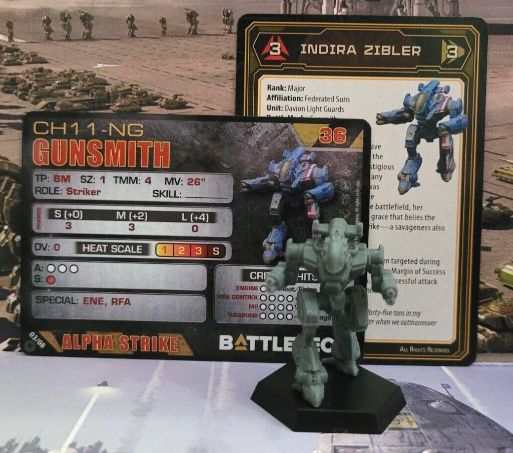 Battletech Gunsmith Mech Davion Cavalry Lance Inner Sphere | eBay
