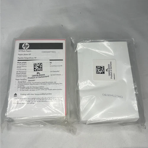 HP Photo Paper 4x6 - 2 Packs 300 Sheets Total Q6638-60009