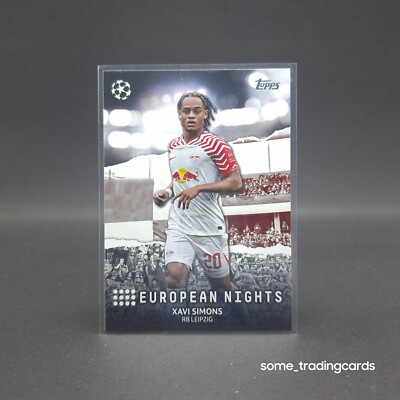 Topps UCC 2023/24 EN-30 Xavi Simons RB Leipzig European Nights