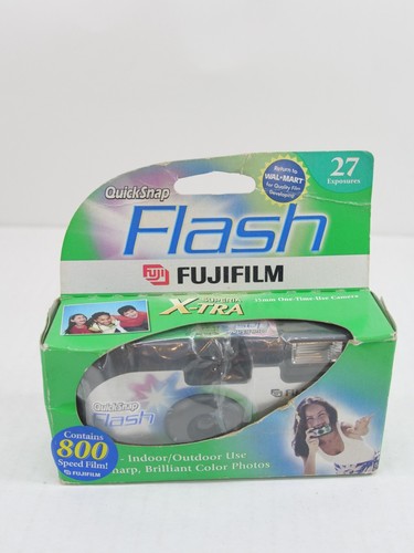 Fujifilm QuickSnap Flash 35mm One Time Use Camera 800 Speed 27 Exp ...