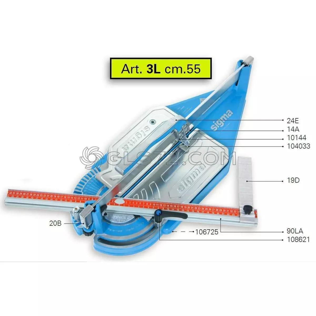 SPARE PARTS AND ACCESSOIRES FOR TILE CUTTER SIGMA 3L
