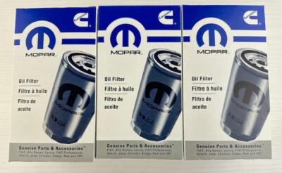1989-2021 DODGE RAM CUMMINS 5.9L 6.7L DIESEL ENGINE OIL FILTER SET OF 3