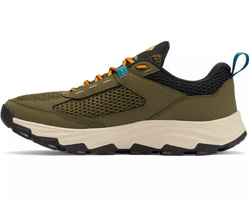 NIB COLUMBIA 1982291 383 MEN'S HATANA BREATHE ADAPTTRAX GREEN/ORANGE SHOES $100 - Picture 2 of 7