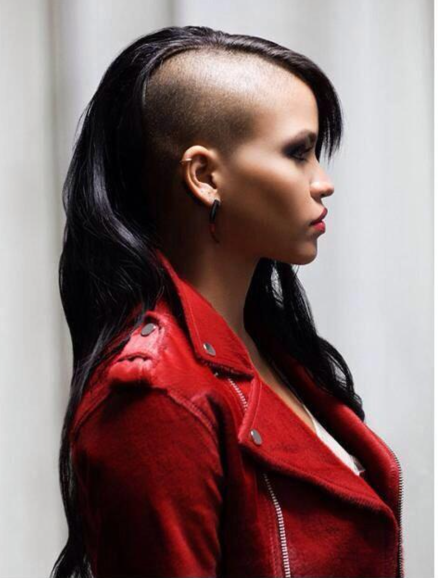 PONY Moto BARRY YU capelli di cavallo rossi taglia XS