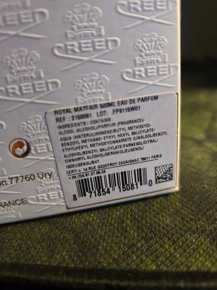 Creed Royal Mayfair unos 450 ml - Lote 2015 FP8115W01 vintage Foto 2 de 3