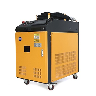 1500W CW Fiber Laser Rust Cleaner   Handheld Gun Dual Scan Water-Cooling