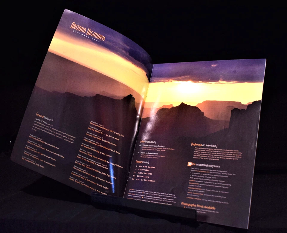 Vintage Arizona Highways Magazine - Heaven On Earth ~ December 2005 - Image 3 of 4
