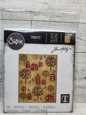 TH3 Sizzix Thinlits Dies By Tim Holtz  Countryside 665558 New