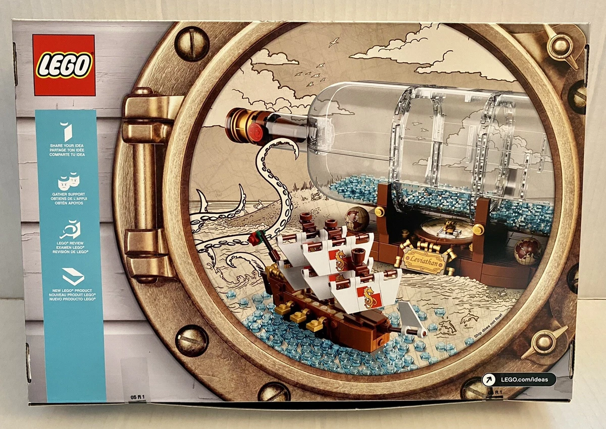 Ship in 2024 a bottle lego