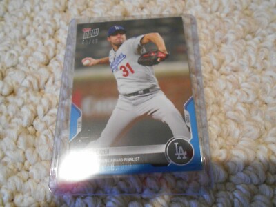 Topps 2021 Max Scherzer Los Angeles Dodgers OS 14 Blue Parallel 40 of 49