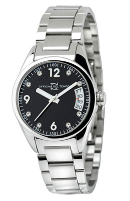 Officina del Tempo watch mod. ELEGANCE OT1037/0122N with Crystal Numbers