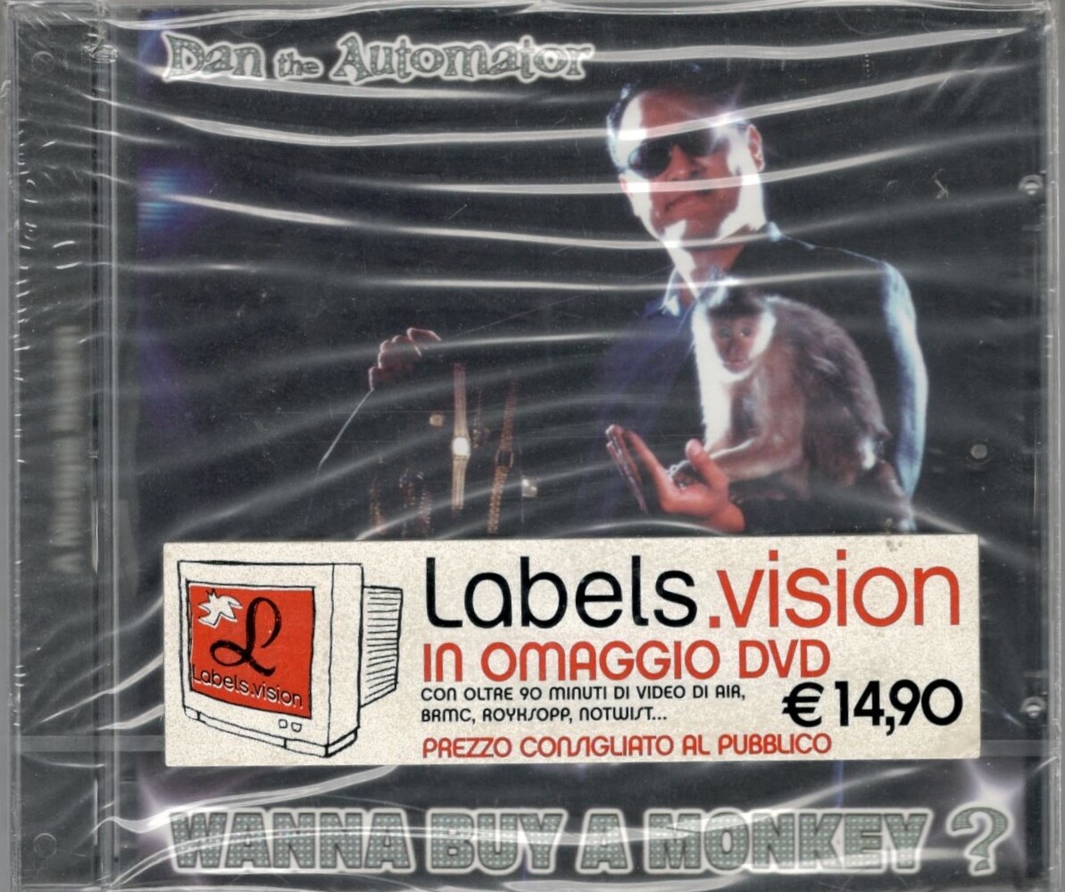 DAN THE AUTOMATOR - WANNA BUY A MONKEY? MIXTAPE S.- CD+FREE DVD NUOVO SIGILLATO