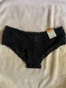 Morgan Taylor, Black Lace Bikini Panty, Size S