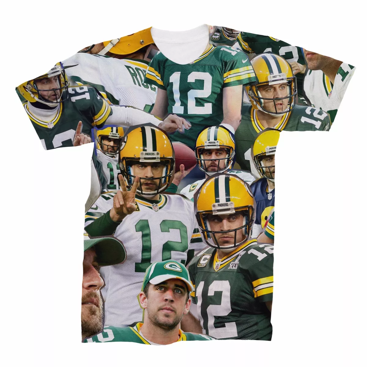 Aaron Rodgers Collage T-Shirt