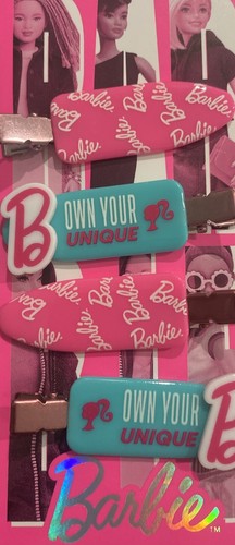 VTG 90s Barbie No Mark Hair Clip Set Of 4 Clips - Picture 2 of 3