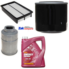 For Mazda CX7 2.2 MK1 2012- Oil Air Fuel Filter 5L Engine Oil Service Kit
