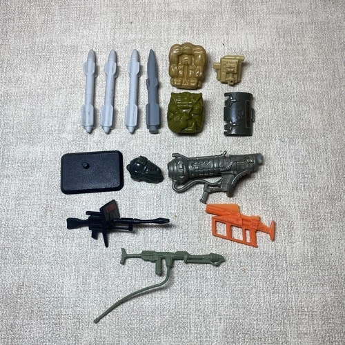 Vintage Gi Joe G.I. Weapons Accessories 14 Items Lot 1982 1983 1984 1985