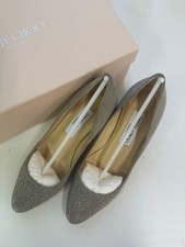 JIMMY CHOO 6cm Heel Pumps Gray 36 Half