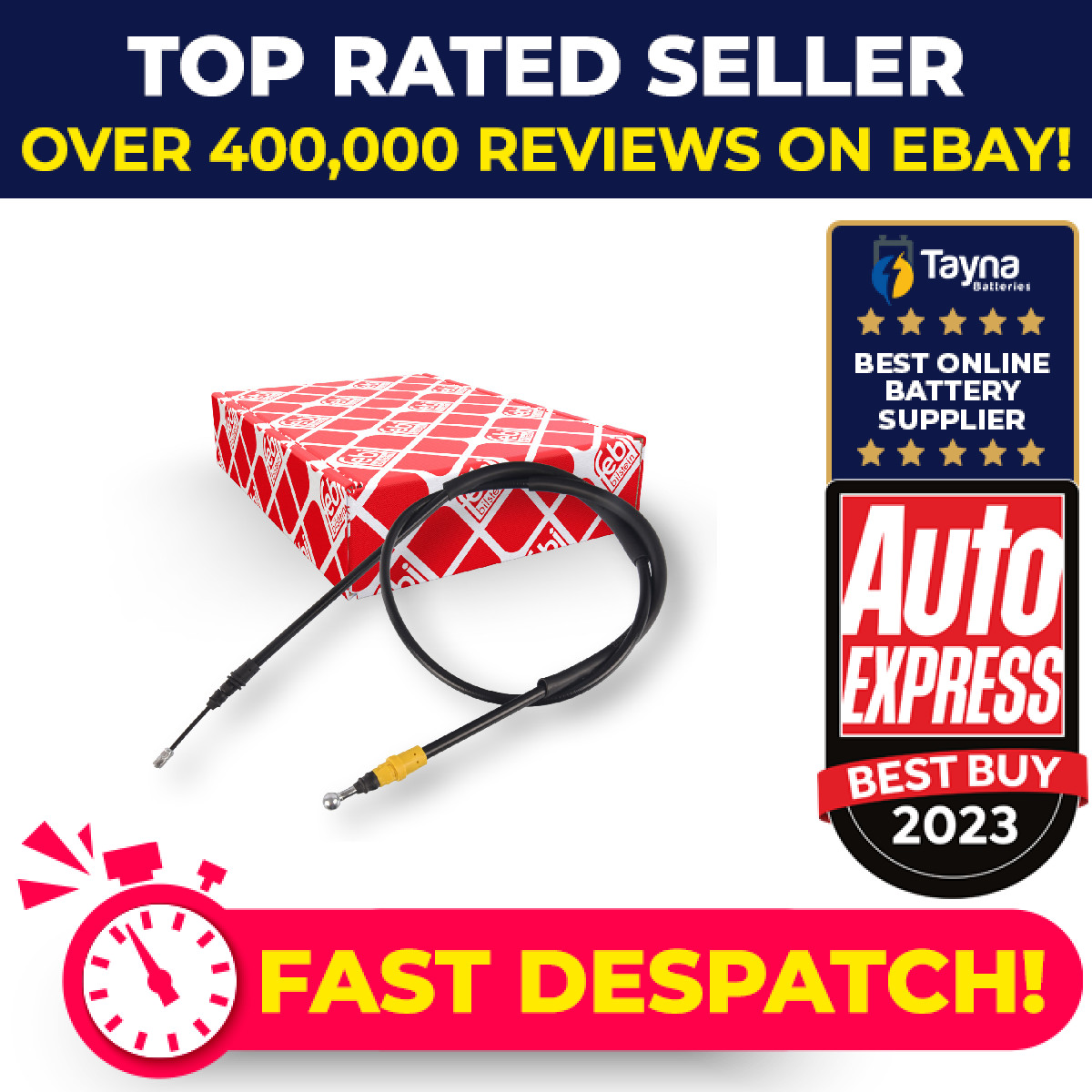 Handbrake Cable fits NISSAN NV300 X82 1.6D Rear Left 2016 on Hand Brake Parking