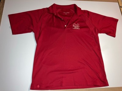 Rolling Hills Golf Club Dhahran Saudi Arabia Red Polo Shirt Size L