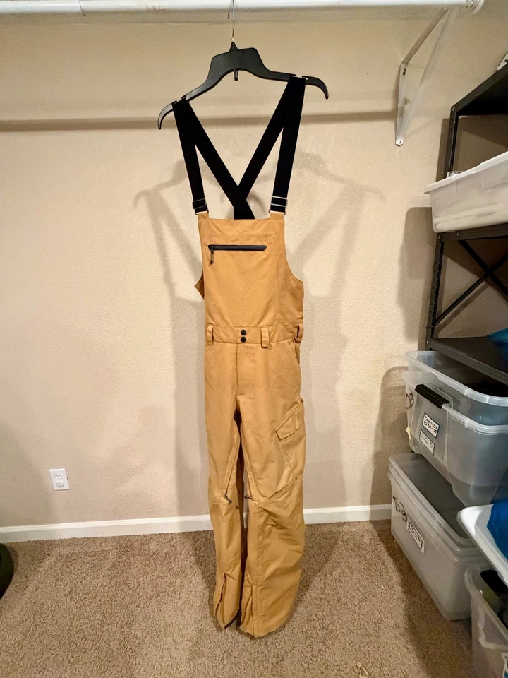 Burton Reserve 2L Snowboard Esquí Babero Pantalones Talla M Para Hombre Caqui Tostado DRYRIDE Foto 2 de 4