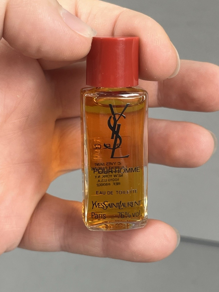 Yves Saint Laurent YSL Pour Homme .24 Oz Toilette EDT 7 ML Vintage