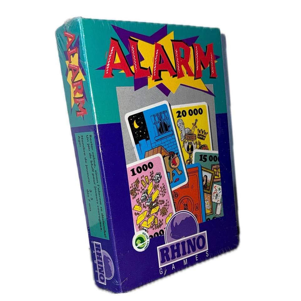 Neu: Alarm Kartenspiel 1992 Rhino Games Bluffen AG Müller Einbrecher Spiel 90s - Bild 1 von 4