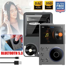 HiFi MP3 Player w/ Lossless DSD256 High Resolution MP4 Music Media Support 256GB