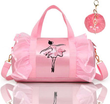 New in 2024 Cute Ballet Bag Kits Tutu Dress Dance Bag, Girls Personalized Waterp