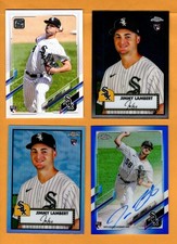 Jimmy Lambert Baseball lot of 4 RC AUTO BLUE /150 - UNLIMITED SHIPPING FOR $4.00