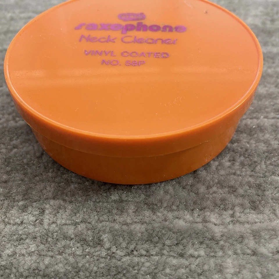 Cepillo flexible recubierto de vinilo limpiador de cuello saxofón Herco vintage n.º 58P Foto 2 de 4