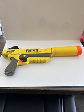 NERF Fortnite Sp-l Elite Dart Blaster With Silencer Extended Barrel Attachment