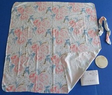 NEW Newborn Baby Girl Floral SWADDLE Blanket HEADBAND Announcement Photo Birth