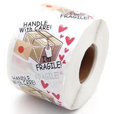 Littlefa 1.5&rdquo; Fragile Stickers for Shipping Please 1.5 inch, Im Box